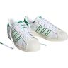 Sneaker ADIDAS ORIGINALS "SUPERSTAR" Gr. 42, grün (weiß, grün) Schuhe Skaterschuh Sneaker low Retrosneaker