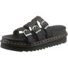 Pantolette DR. MARTENS "Blaire Slide" Gr. 38, schwarz Damen Schuhe Pantolette Pantoletten Plateau, Sommerschuh, Schlappen mit Schnallenverschluss