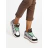 Shop Art CHUNKY WHOOPI Damen-Sneaker mit Animal-Print und Glitzer Sneakers mit Keilabsatz Damen Mehrfarbig Größe 36