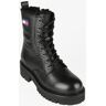 Tommy Hilfiger URBAN BOOT TUMBLED Damen-Lederstiefel mit warmer Innenseite Alpin- & Bergstiefel Damen Schwarz Größe 40