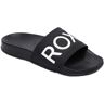 Roxy Stylische wassergeeignete Damen Bade-Slides. Farbe: Schwarz / Größe: 40