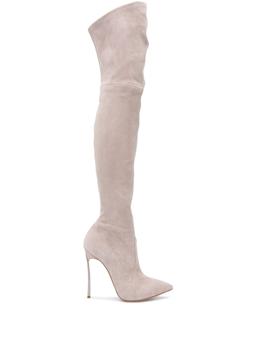 Casadei 'Came' Overknee-Stiefel - Nude 37/40 Female