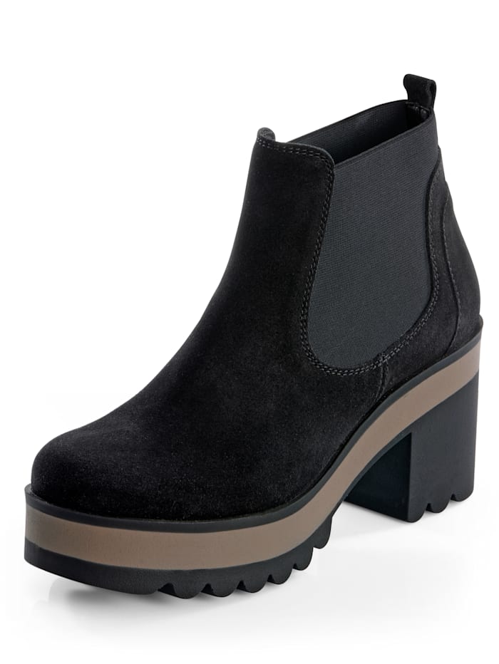 Alba Moda Stiefelette im Chelseastyle, schwarz