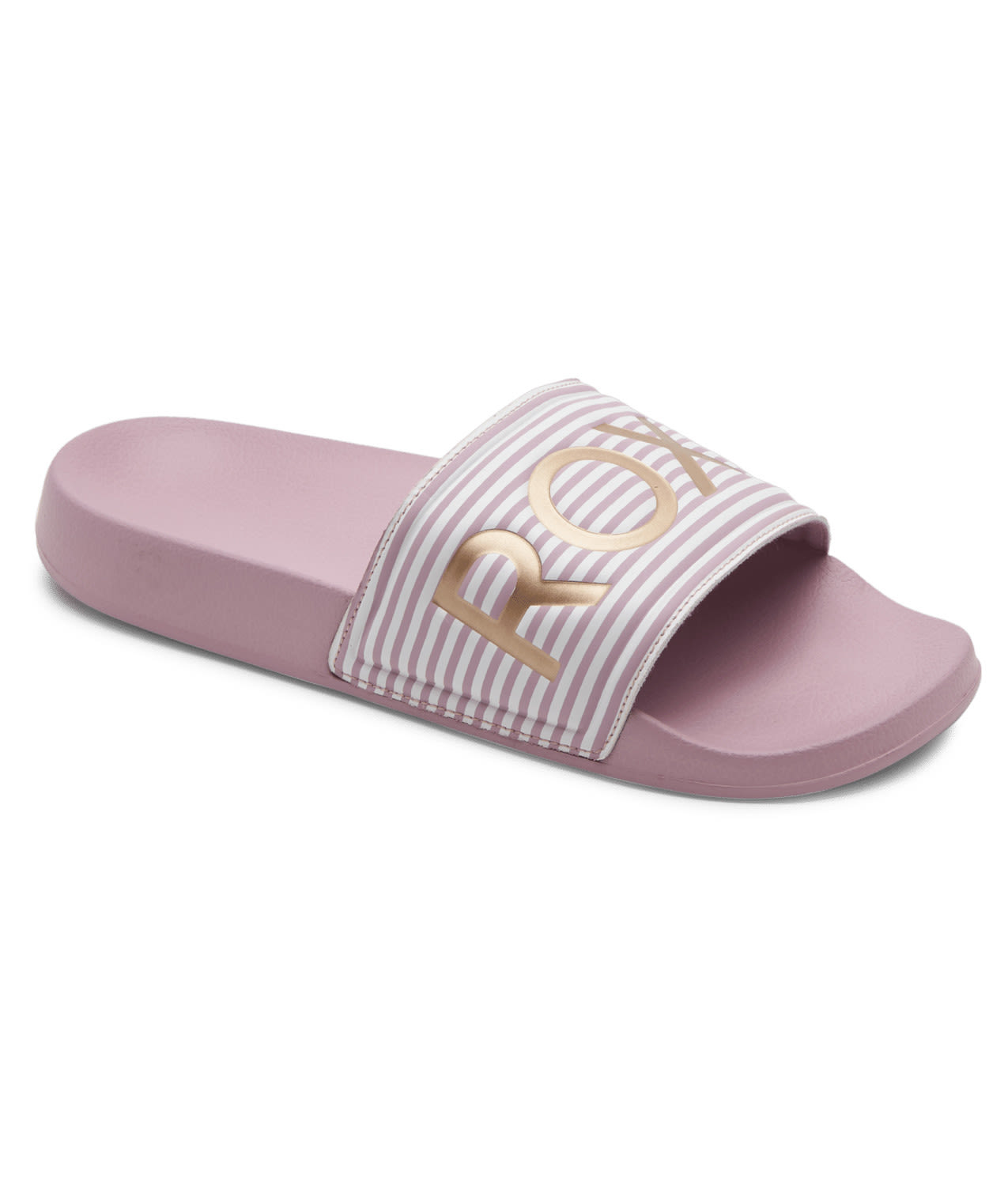 Roxy Stylische wassergeeignete Damen Bade-Slides. Farbe: Lila / Größe: 41