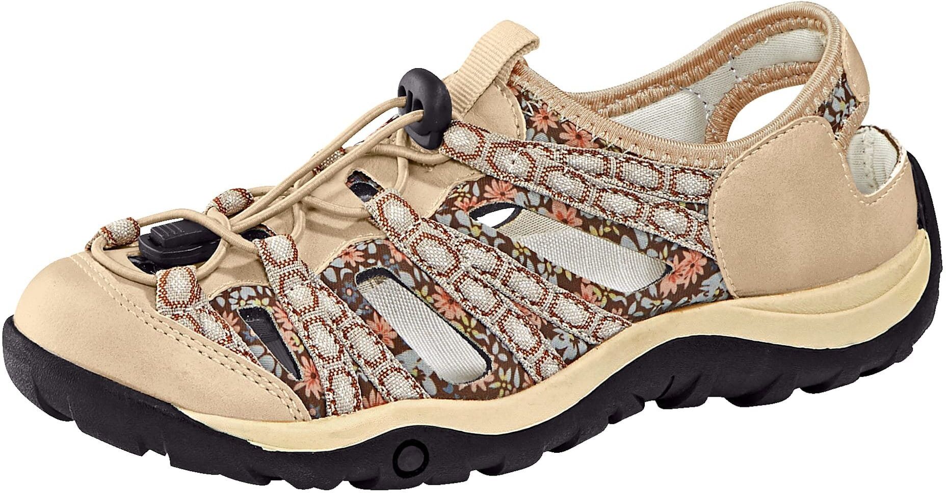 Liva Loop Slipper in Trekking-Optik, Beige