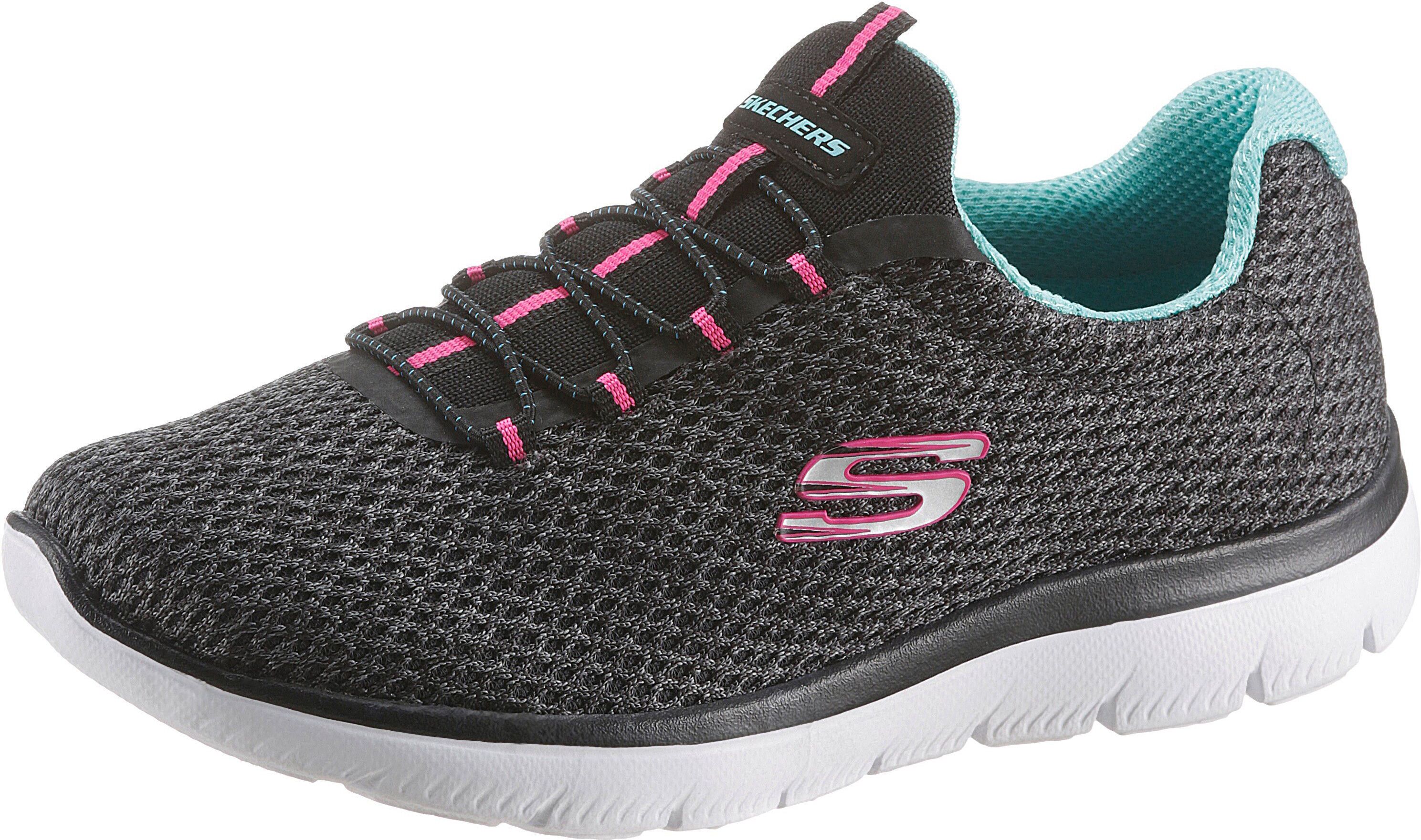 Skechers »SUMMITS - STRIDING« Sneaker mit Memory Foam Ausstattung, schwarz-meliert