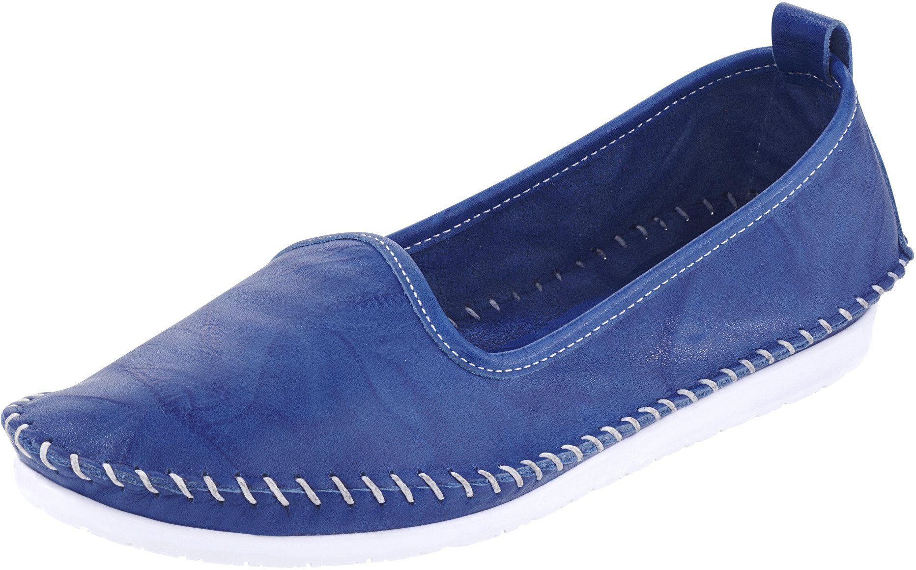 Slipper mit flexibler Laufsohle, royalblau