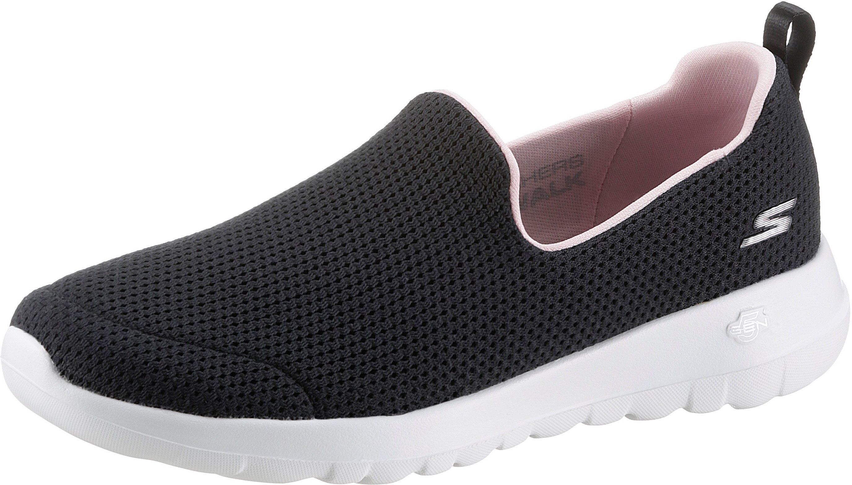 Skechers »GO WALK JOY« Slipper mit 5 Gen-Technology, schwarz-weiß