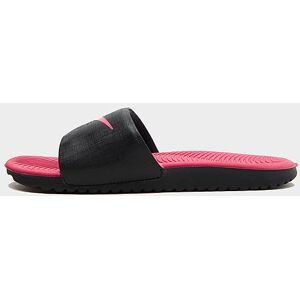 Nike Kawa Slides Junior, Black/Vivid Pink