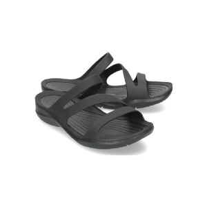 Crocs women's slippers Swiftwater Sandal black/black size 37.5 (203998)