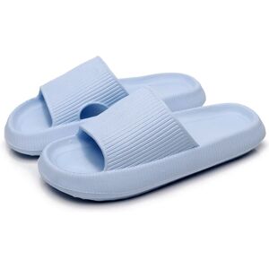 Kvinders Chunky Platform Cloud Slippers light blue 40-41(260mm)