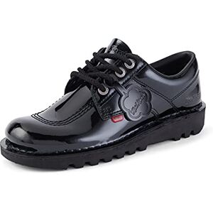 Kickers Kick Lo Patent, Damen Oxford Schnürhalbschuhe Patent schwarz (Patent Black) 42 EU (8 UK)