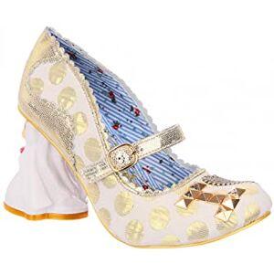 Irregular Choice I Love You, Damen Pumps, Mehrfarbig (Off White/Gold), 37 EU