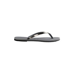 Havaianas You Metallic Flip-Flops for Women (You Metallic) Grey steel grey, size: 37/38 EU