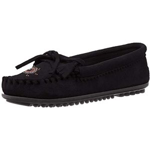 Minnetonka Thunderbird II 607T Women's Moccasins, black