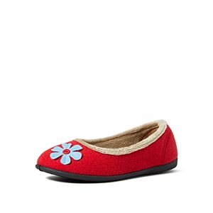 Padders Happy 454, Damen Slipper, Rot (Red), 37 EU / 4 UK