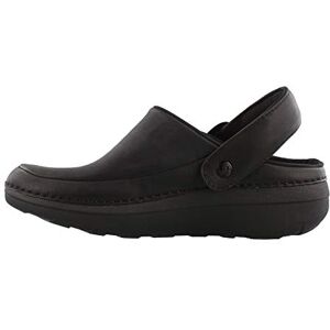 Fitflop Damen Gogh Pro Super Light Leather Clogs, Schwarz, 38 EU