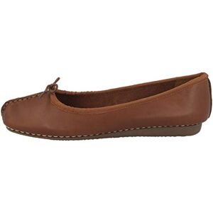 Clarks Freckle Ice Women's Moccasins (Freckle Ice) Brown (dark tan leather), size: 35.5 eu