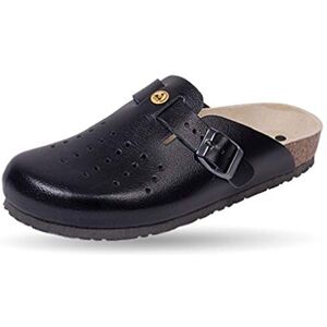 Weeger -ESD Antistatic Clogs, Perforated, Made in Germany (Esd Clog Perf.) Black , size: 47 EU