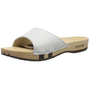 Woody Women's Melina Mules White Size: 6