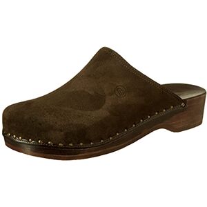 Berkemann Velours-Toeffler Unisex-Erwachsene Clogs, Braun (Braun), 36 1/3