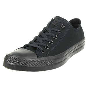 Converse Unisex All Star Ox Black Monochrome Trainers, black