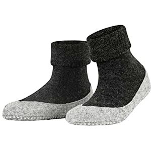 FALKE Women's Cosyshoe Slippers, Non-Slip Nubs on the Felt Sole, Comfortably Warm with Plush Durable Breathable Climate-Regulating Odour-Inhibiting Wool, 1 Pair