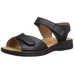 Ganter Monica, Weite G, Women's Wedge Heels Sandals, Black (schwarz 0100), 7.5 UK