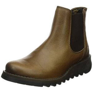 FLY London Damen Salv Chelsea Boots, Braun Camel 002, 38 EU