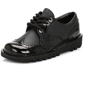 Kickers Kick Lo Brogue 110689, Damen Oxford Schnürhalbschuhe, Schwarz (black), 41 EU