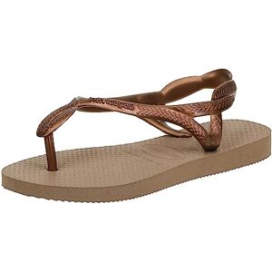 Havaianas Women's Luna Ankle Strap Sandals, Gold (Rose Gold / Rose Gold 5282), 37/38 EU (35/36 Brazilian)