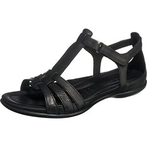 ECCO Damen Flash Sandale, Schwarz, 42 EU