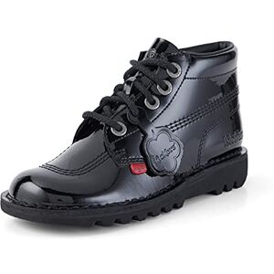 Kickers Unisex Kids Kick Hi Core Boots, Black (Patent Black), 37 EU