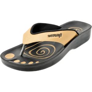 Satana Sandaler Aerosoft Model 801 - Guld (Sko Størrelse: 36)