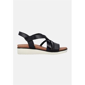 Rieker Sandal med sorte remme  Female  Sort