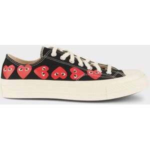 CDG Play X Converse Chuck Taylor Low Multi Hearts Black 37 1/2