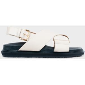 Marni Fussbett Sandal Off-white str.41