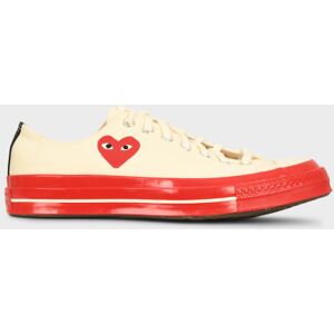 CDG Play X Converse Chuck Taylor Low Off-White/Red 42½