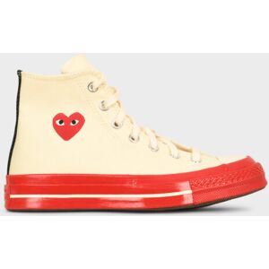 CDG Play X Converse Chuck Taylor High Off-White/Red 37½