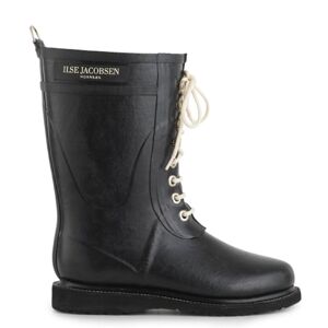 Ilse Jacobsen Women's 3/4 Rubberboot Black 40, Black