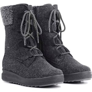Pomar Women's Reki Gore-Tex Felt Boot Granit Felt/Black Waxy Leather 42, Granit Felt/Black Waxy Leather