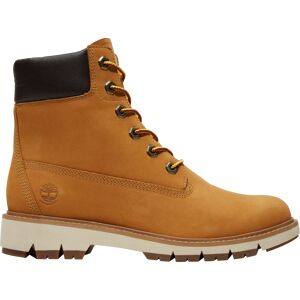 Timberland Women's Lucia Way 6 Inch Boot Wheat Nubuck 39.5 Wide, Wheat Nubuck