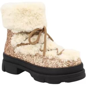 COPENHAGEN SHOES Cophagen Shoes Winter Boots Glitter CS7639-0053 BRONZE/OFFWHITE 36