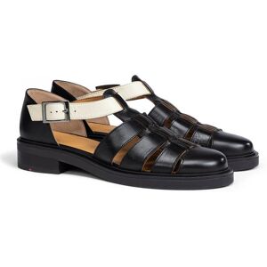 Lloyd 14-547-31 Dame Sandal Black/white Str. 42