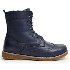 Charlotte of Sweden Boots Brogue Dark Blue 39