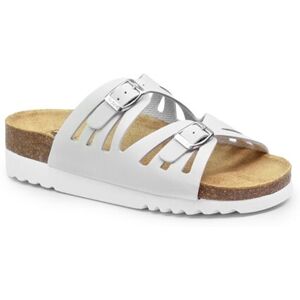 Scholl Sandal Dame Ystad White 39