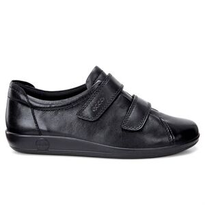 ECCO Soft 2.0 Dame Black Feather with Black Sole 43