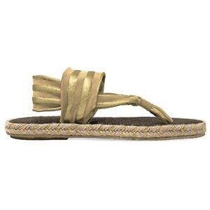 Nalho Ganika Sandal Metallic W Camel Gold 36