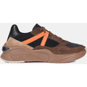 Lion of Porches Zapatilla combinada con suela oversize Beige Oscuro