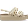 Crocs brooklyn strappy low zueco mujer Blanco (37-38)